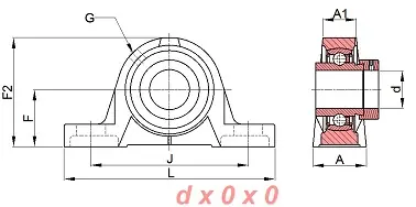 Zespół z oprawą żeliwną EXPE.206 SNR Zwrot pieniędzy